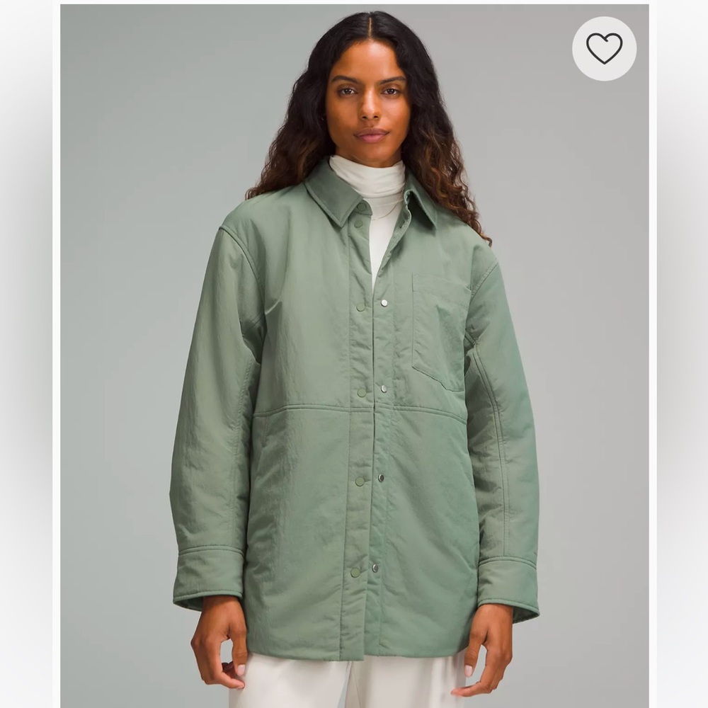 Lululemon insulated shirt jacket
